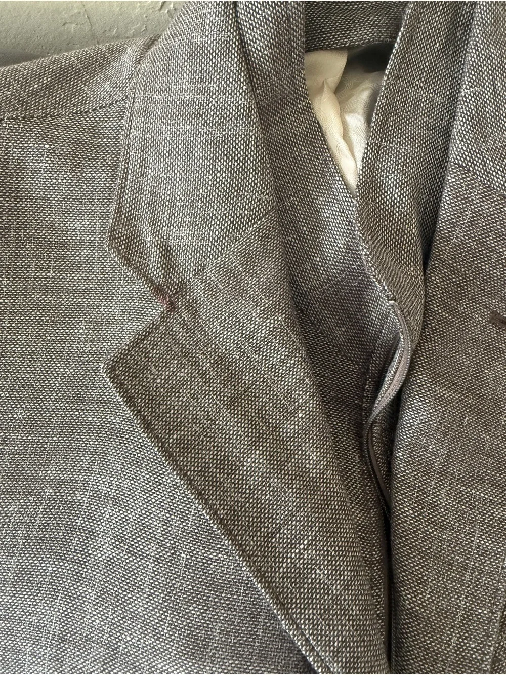Corneliani ID Blazer Mens 42R Wool Linen Silk Sport Coat Detachable Vest Italy
